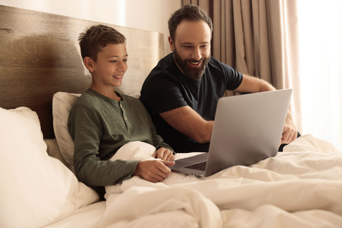 Father and son