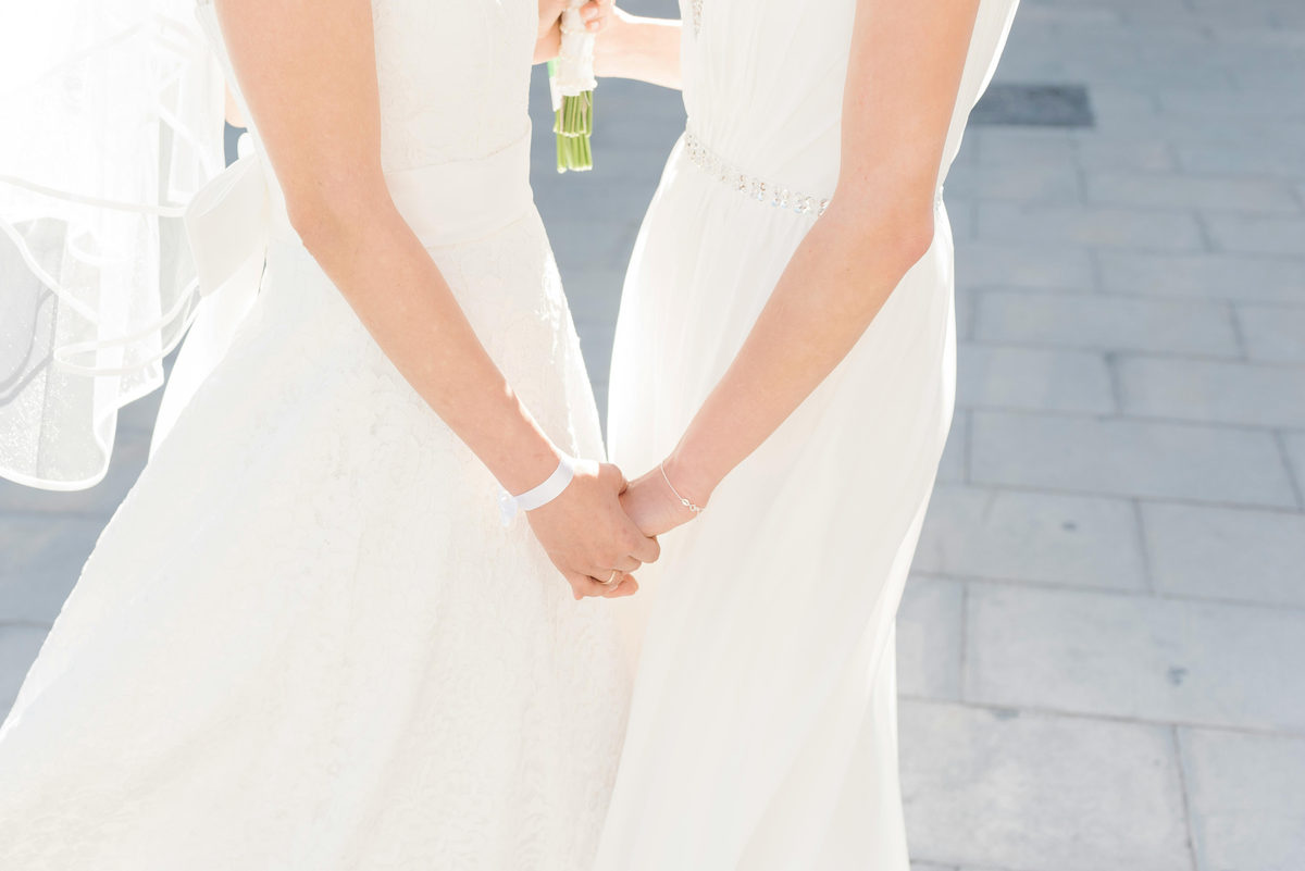 Boda de una familia lesbiana
